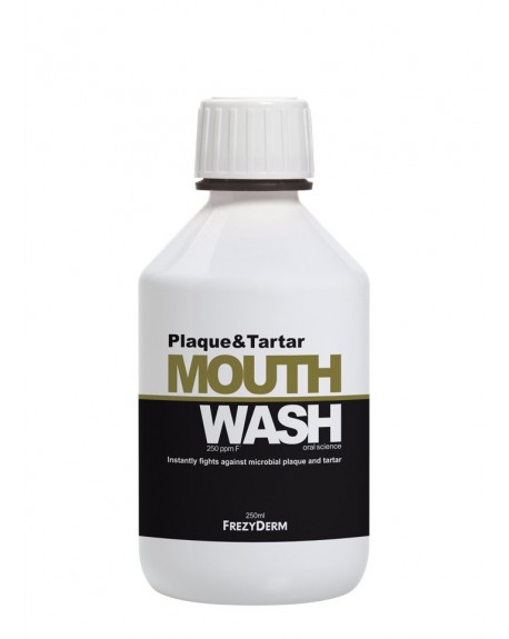 Frezyderm Plaque & Tartar Mouthwash Στοματικό Διάλυμα για την Τερηδόνα 250ml