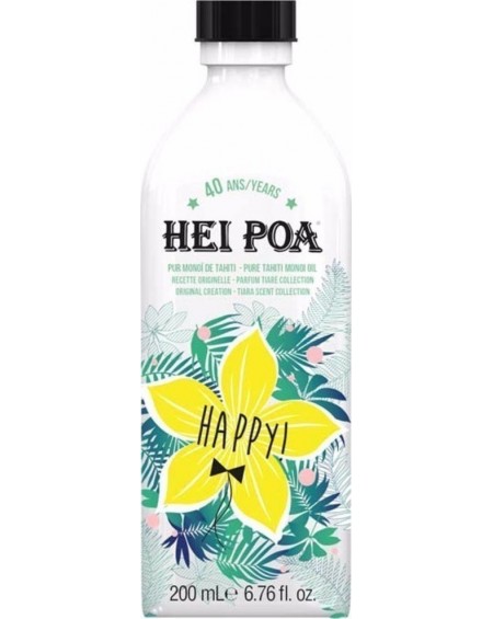 Hei Poa Happy! Pure Tahiti Monoi Oil Λάδι Πολλαπλών Χρήσεων 100ml.