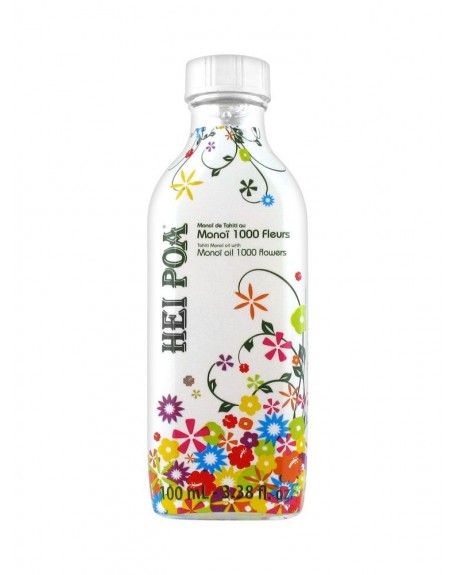HEI POA Monoi Oil 1.000 Flowers "1000 Άνθη" Λάδι Monoi πολλαπλών χρήσεων με άρωμα Λουλουδιών, 100 ml