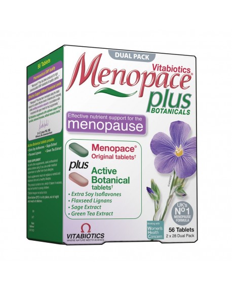 Vitabiotics Menopace plus Botanicals 56 Tabs