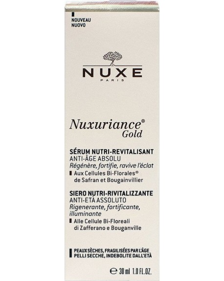 Nuxe Nuxuriance Gold Nutri-Revitalizing Serum 30ml