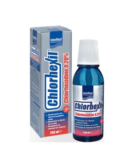 Intermed Chlorhexil 0.20% Πολλαπλή Προστασία της Στοματικής Κοιλότητας 250ml