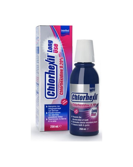 Intermed Chlorhexil 0.20% Long Use Mouthwash κατά της Πλάκας 250ml