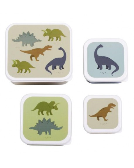 Little Lovely Company Πλαστικό Παιδικό Σετ Φαγητού Dinosaurs