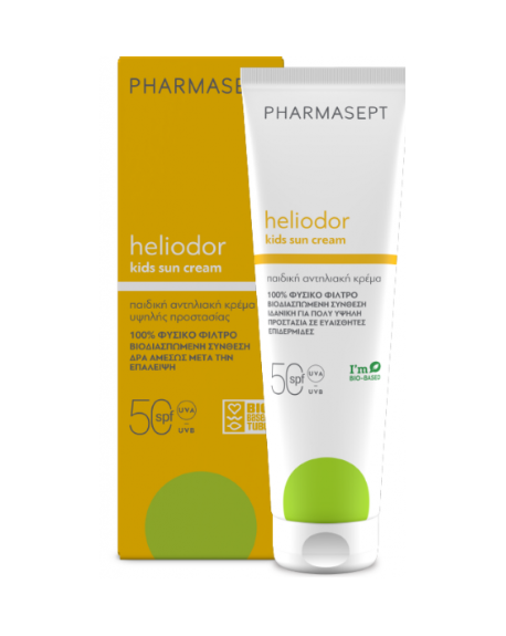 Pharmasept Αδιάβροχο Παιδικό Αντιηλιακό "Heliodor" για Πρόσωπο & Σώμα σε Γαλάκτωμα με 50Spf 150ml