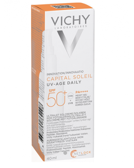 Vichy Capital Soleil UV-Age Daily Tinted Light Αντηλιακό Προσώπου SPF50 με Χρώμα 40ml