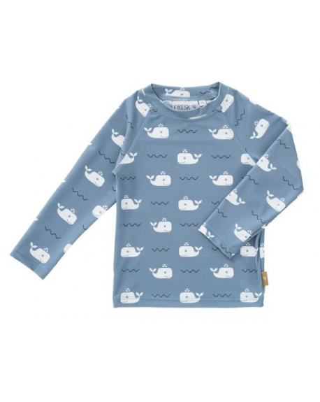 Fresk Παιδικό Μαγιό Αντιηλιακή (UV) Μπλούζα για Αγόρι Μπλε