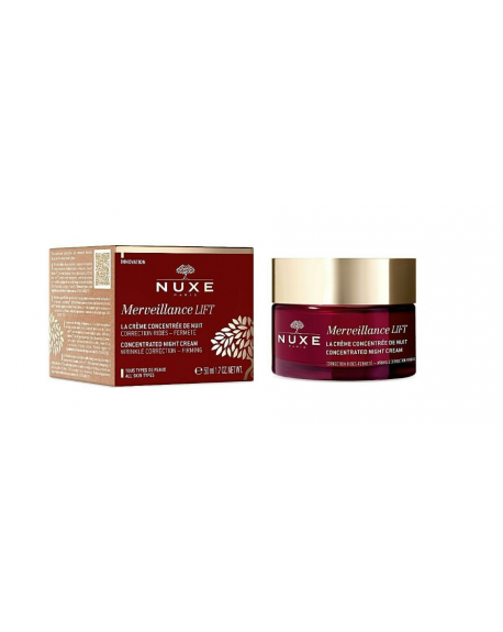 Nuxe Merveillance Lift Κρέμα Προσώπου Νυκτός με Υαλουρονικό Οξύ για Ενυδάτωση & Αντιγήρανση 50ml