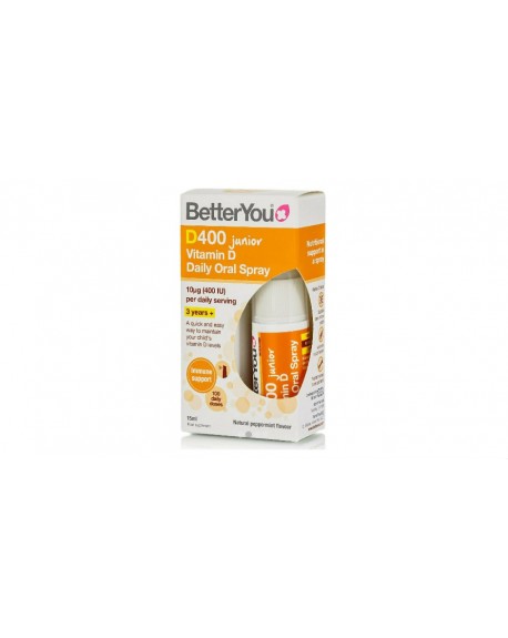 BetterYou DLux Junior Daily Vitamin D 400iu 15ml