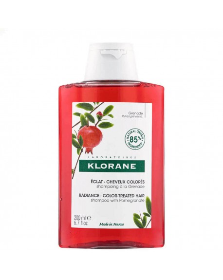 Klorane Shampooing a la Grenade Protection Cheveux Colores 200ml