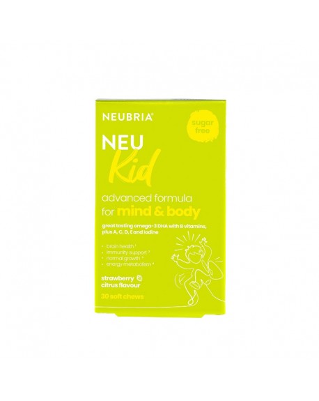 Neubria Neu Kid Κατάλληλο για Παιδιά 30 ζελεδάκια Strawberry Citrus